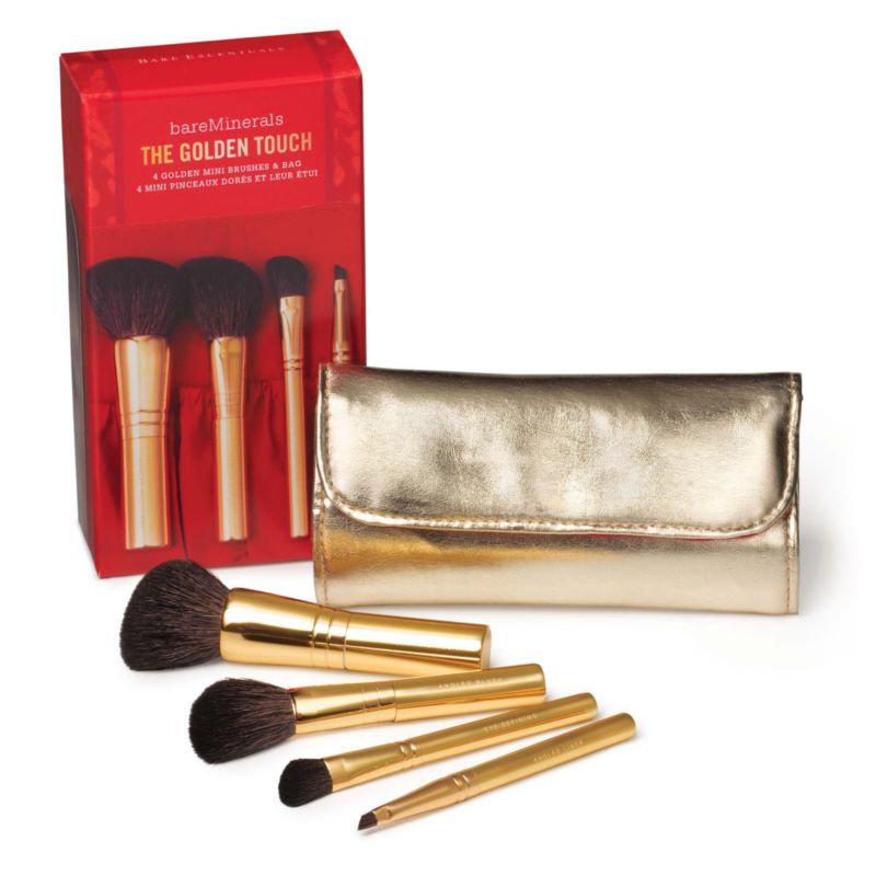 BARE MINERALS The Golden Touch mini brush collection