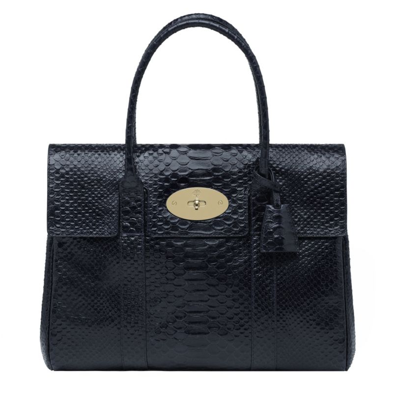 MULBERRY Bayswater silky snake print handbag