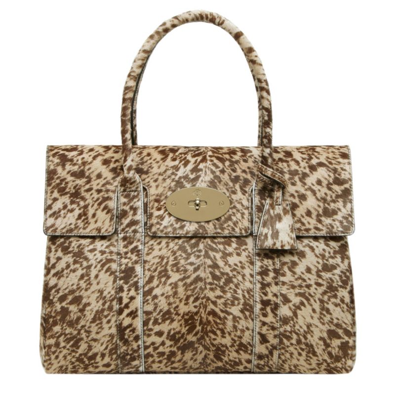 MULBERRY Bayswater pony print calf hair handbag