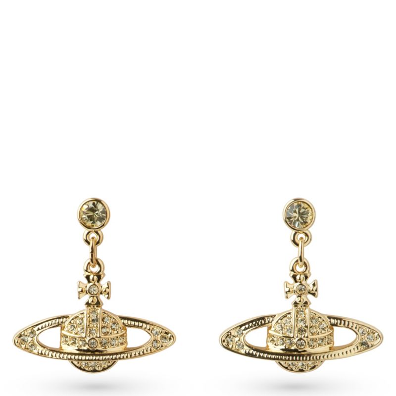 VIVIENNE WESTWOOD Mini Bas Relief jonquil drop earrings