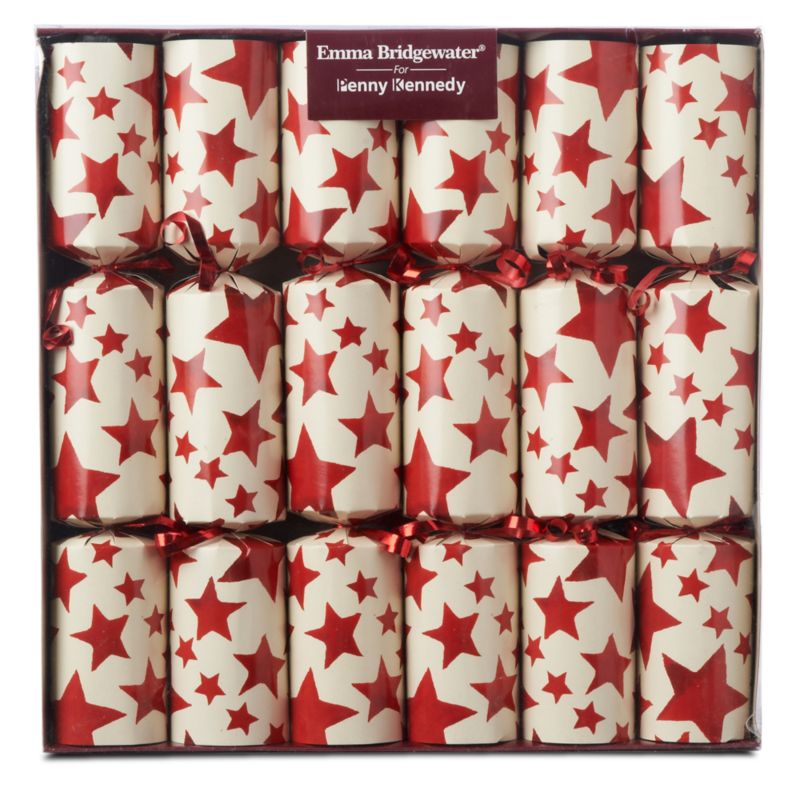 Box of six Red stars crackers   EMMA BRIDGEWATER   Selfridges  Shop 