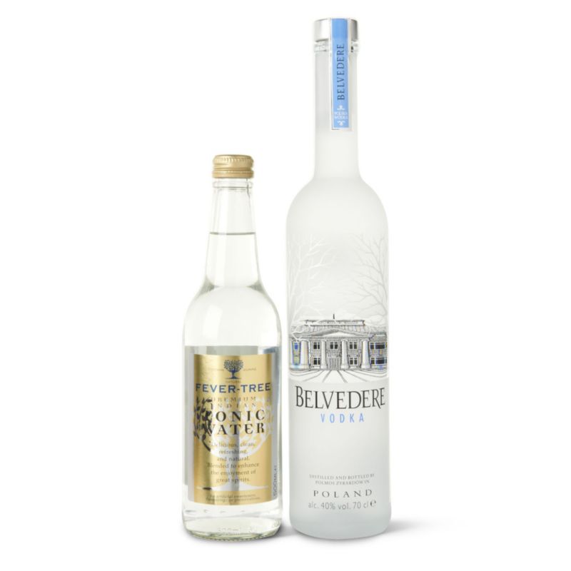 Vodka and tonic gift pack 700ml   BELVEDERE   Spirits gifts   Wine 