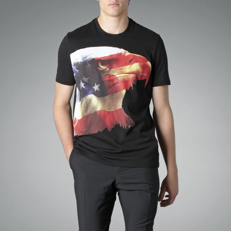 Flag and eagle t–shirt   GIVENCHY  selfridges