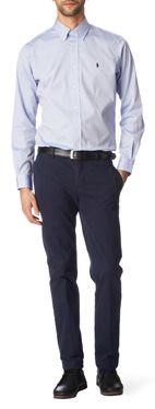 RALPH LAUREN Oxford custom fit single cuff shirt