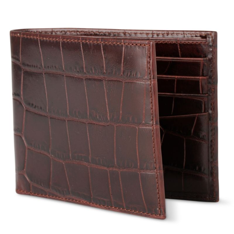 Mock crocodile billfold wallet   ASPINAL   Wallets   Accessories 