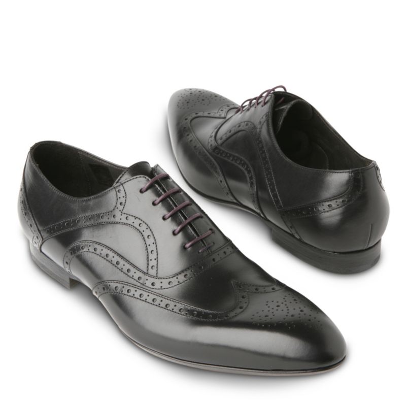 PAUL SMITH Dust point wingcap brogue shoes