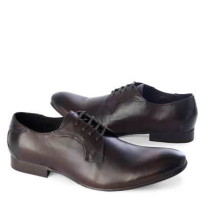 H BY HUDSON Braun derby shoes dark brown