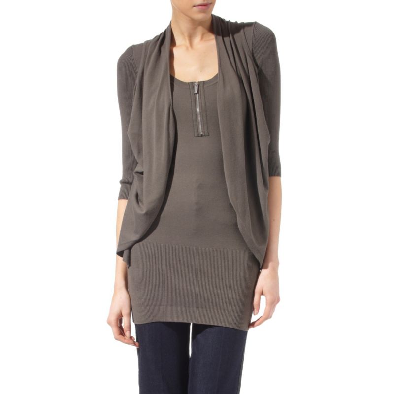 Soft draped knit tunic   KAREN MILLEN   Jumpers   Knitwear 