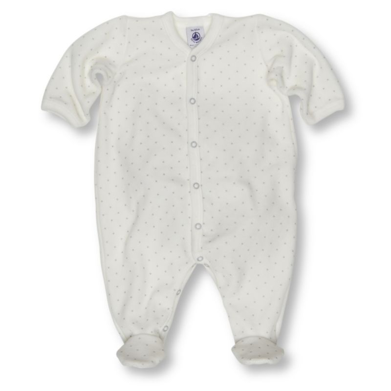 PETIT BATEAU Star baby–grow 0–24 months