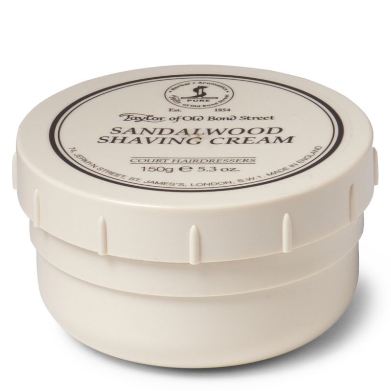 TAYLOR OF OLD BOND STREET Sandalwood shaving cream bowl 150g